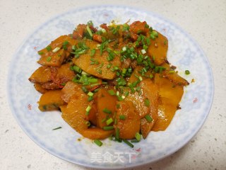 炒南瓜片步骤6