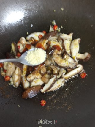 孜然香菇步骤12