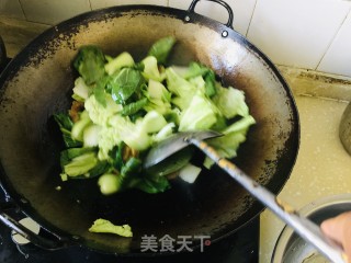 油滋啦炒油菜步骤3