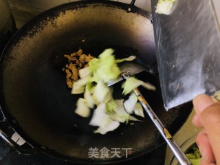 油滋啦炒油菜步骤2