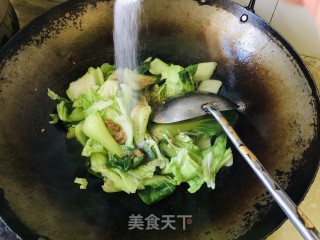 油滋啦炒油菜步骤5