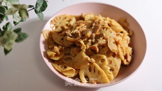 肉片炒莲藕步骤6