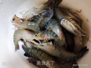 红烧大头虾步骤2
