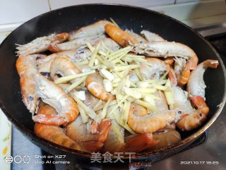 红烧大头虾步骤4