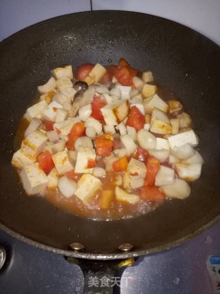 杏鲍菇炖豆腐步骤5