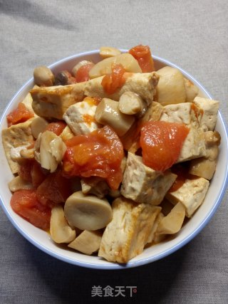 杏鲍菇炖豆腐步骤8