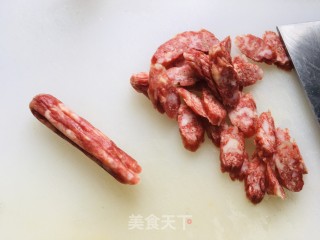 辣椒炒腊肠步骤1