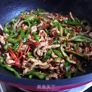青椒肉丝盖饭步骤10