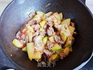 冬瓜炒牛肉步骤11