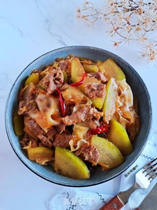 冬瓜炒牛肉步骤14