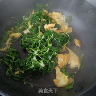 鸡蛋炒紫花地丁步骤11
