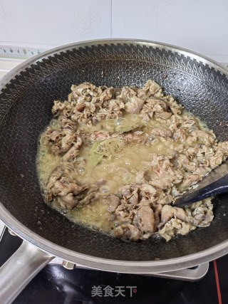 快手孜然羊肉步骤3