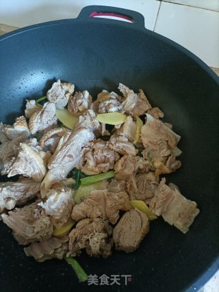 红烧鹅肉步骤7