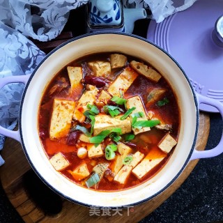 香辣鲈鱼炖豆腐步骤12
