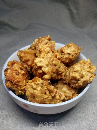 油炸燕麦猪肉丸步骤8