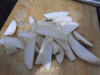 菌菇黑白菜步骤1