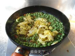 鸡蛋烧豌豆步骤10