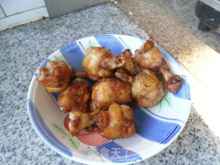 鸡翅烧菌菇步骤5