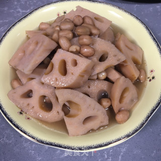 花生煲莲藕步骤6
