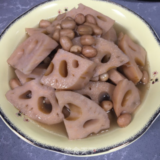 花生煲莲藕步骤7
