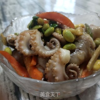 鸡爪章鱼炒毛豆步骤24