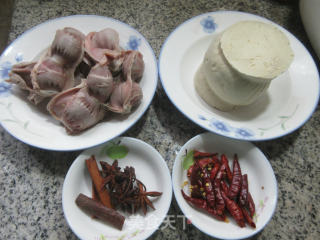 素鸡烧鸭胗步骤1