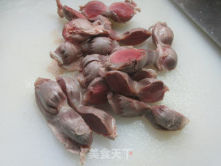 素鸡烧鸭胗步骤2