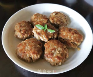 藕粒肉饼步骤9