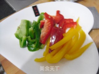 虾仁白玉菇步骤4