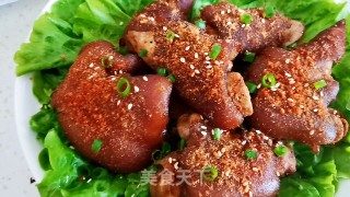 酱香烤猪蹄步骤12