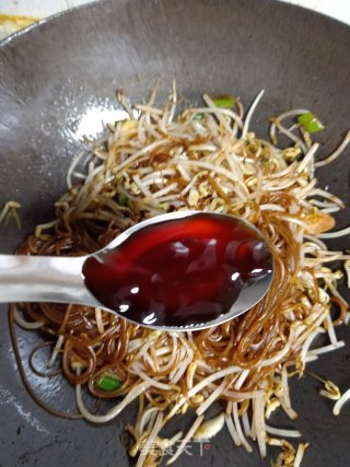 豆芽鸡蛋炒粉条步骤13