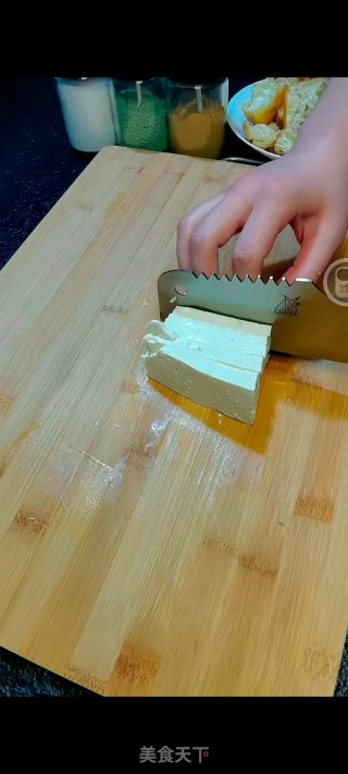 卤煮双拼豆腐步骤1