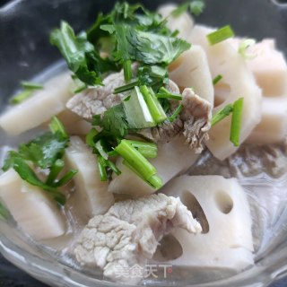 莲藕炖精肉步骤14