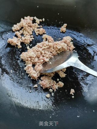 肉末花生焖豆角干步骤5