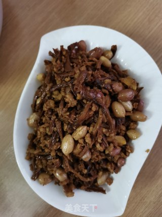 肉末花生焖豆角干步骤12