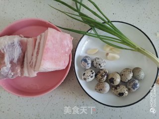 鹌鹑蛋蒸肉末步骤1