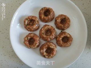 鹌鹑蛋蒸肉末步骤7