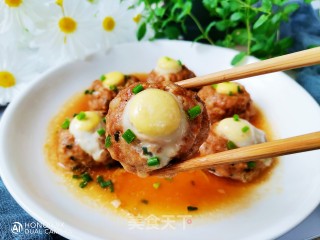 鹌鹑蛋蒸肉末步骤12
