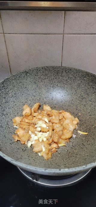 肉片炒藕条步骤6