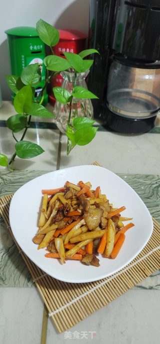 肉片炒藕条步骤10