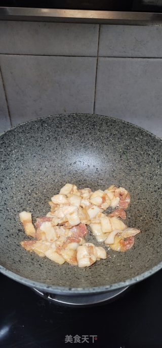 猪肉炒白磨菇步骤6