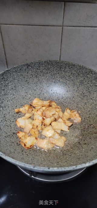 猪肉炒白磨菇步骤7