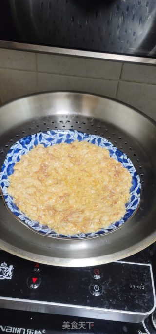 蒸莲藕肉饼步骤5