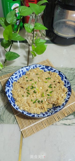 蒸莲藕肉饼步骤7