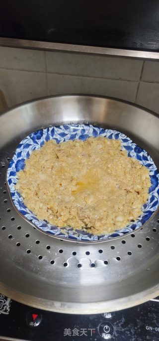 蒸莲藕肉饼步骤6