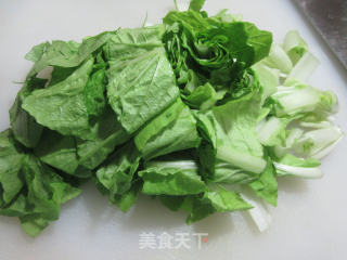 包心鱼卷毛毛菜煮粉丝步骤2