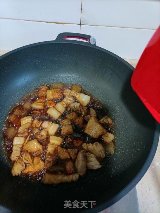 毛豆烧五花肉步骤4
