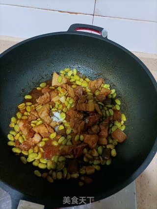 毛豆烧五花肉步骤8