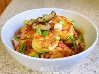 鲜菇汁烩蛋豆腐步骤9
