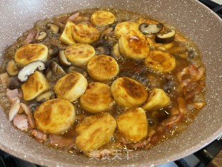鲜菇汁烩蛋豆腐步骤8